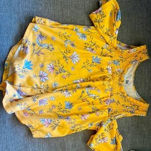 yellow flower top